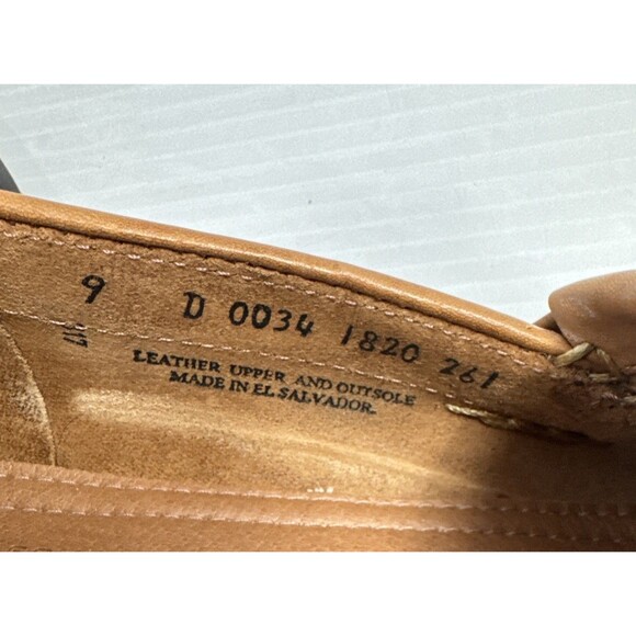 G. H. Bass Men’s Jeremy Loafers Shoes Light Brown Tan Slip On Kiltie Tassel 9D - Picture 11 of 11